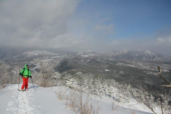 岡山の山々、の展望がひろがりました
